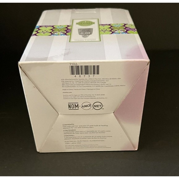 SCENTSY Happy Camper Wall Plug In Wax Warmer Nightlight - Picture 12 of 14